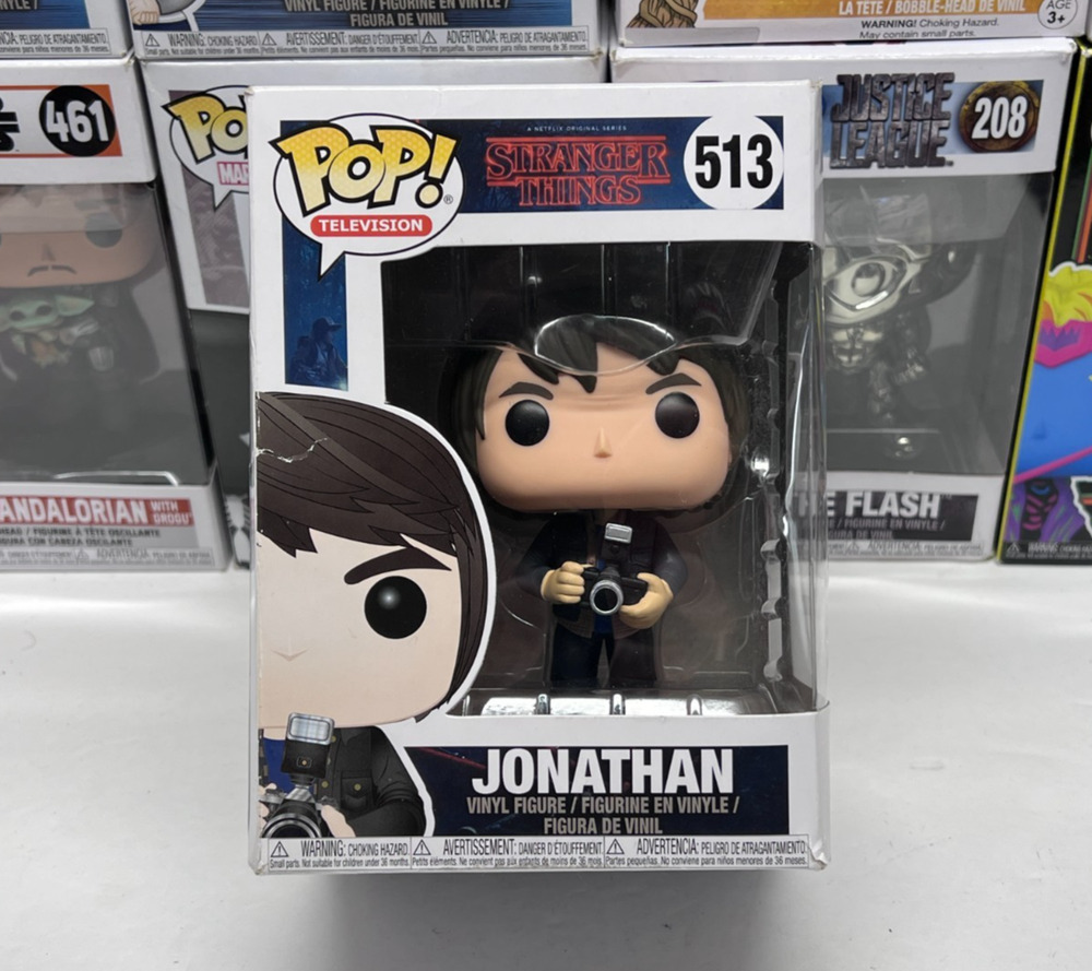Funko POP! - Television - Stranger Things - Jonathan - #513 - Rare/Vaulted Used